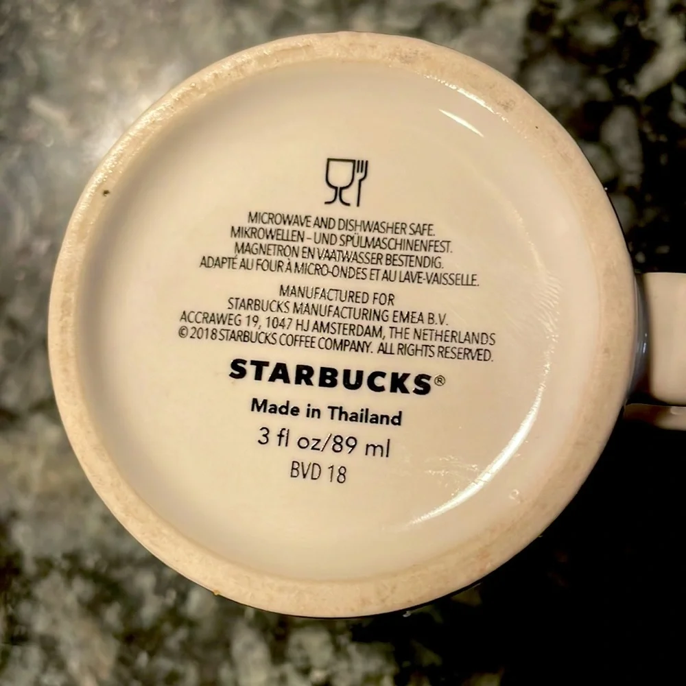 Starbucks‎ France collectible 3 oz cup